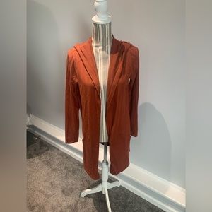 Cyrus long sleeve cardigan with hood size medium